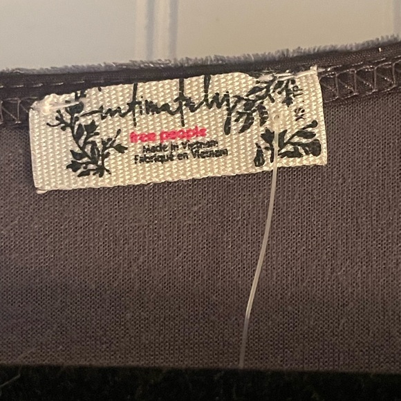 Free People Body Suit. Don’t you Wish bodysuit. Gray charcoal, women’s size XS - Picture 4 of 8